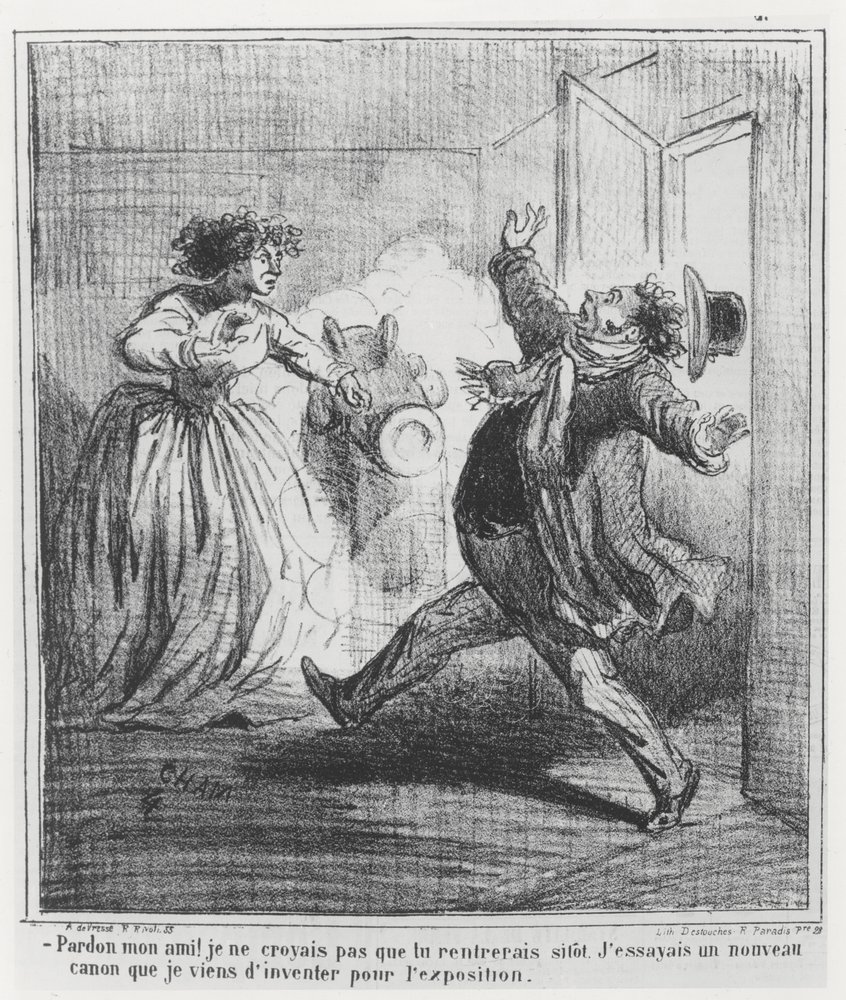 風刺画 1867年の万国博覧会の風刺画 | チャム